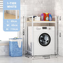 PYGH Washing Machine Rack Flip Washing Machine Bathroom Storage Rack Toilet Storage Rack