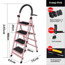 Kinbolee Indoor Step Stool Household Ladder Folding Climb Ladder Thick Multi-purpose Telescopic