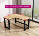 Wood L-Shaped Computer Desk Laptop Table Office Desk Study Table Space-Saving Easy to Assemble