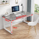 LeShu Study Table Computer Table With Bookshelf 80/100/120cm Home Office