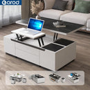 Multifunctional Coffee Table Dining Table Dual-use Lifting Foldable Nordic Marble Coffee Table