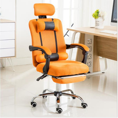 Ergonomic Computer Chair Home Office Chair Reclining Lift Staff Back Swivel Chairs