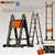 12🔥12 SHANJIE Ready Stock Telescopic Ladder Thickened Aluminum Alloy Engineering Herringbone Ladder