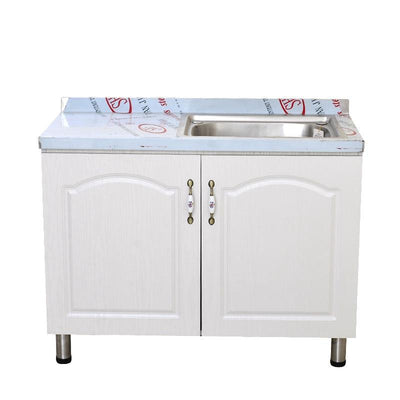 Simple Kitchen Cabinet Stainless Steel Storage Table