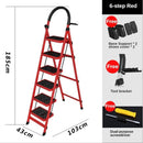 Kinbolee Indoor Step Stool Household Ladder Folding Climb Ladder Thick Multi-purpose Telescopic