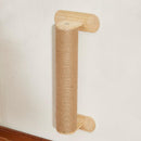 Hanging Nest Rack Wall Climbing Multi-layer Solid Wood Sisal Cat Tree Integrated Wooden Large Space