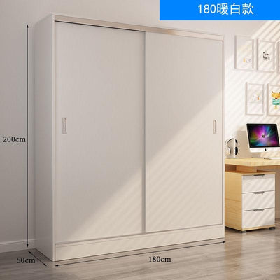 2021 NEW 200M Wardrobe Sliding Door Simple Modern Sliding Door Economic Adult Self-assembled Solid