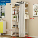 Clothes Rack Shoe Curtain With Family Clothes Rack Plus Wide Wardrobe Bedroom Multi-functional