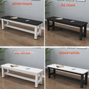 CONSIDER Dining Table Long Bench Gym Rest Stool Shoe Rack Bench Shoe Changing Stool Steel Wood Iron