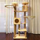 Rack Wood Large Climbing Solid Nest Integrated Villa Tree House Cat Tower Platform