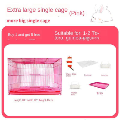 Pet House Household Dog Cat Bunny Nest Large House Rabbit Cage Villa Eazy Cleaning