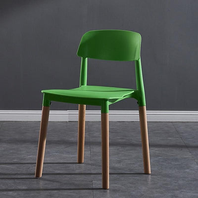 【BUY 3 GET 1 FREE】Nordic Plastic Chair | PP Material Dining Chair | Plastic Stool | Backrest