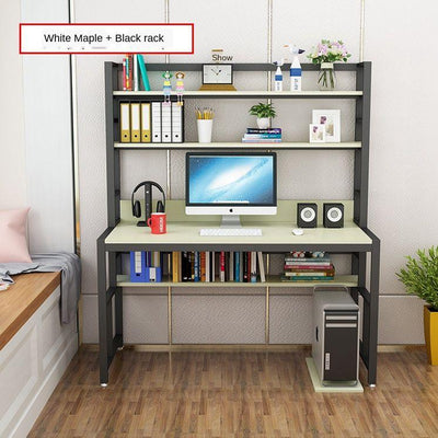 Student Writing Desk Simple Computer Table Desktop Home With Bookshelf Combination Desk