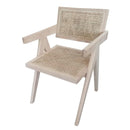 Nordic Solid Wood Armrest Dining Home Backrest Designer Leisure Chandigaral Pj Rattan Chair