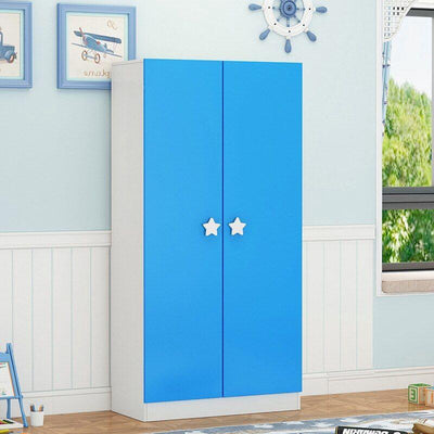 Simple Children's Wardrobe Baby Storage Combination Cabinet Girl Bedroom Wooden Wardrobe Baby