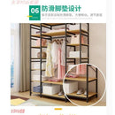 Curtain Wardrobe Bedroom Metal Hanger Thickened Iron Wood Coat Rack