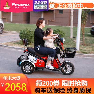 Phoenix Family Mini Pick Up Children Adult Battery Car Scooter Electric Tricycle