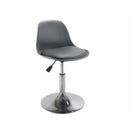 Bar Chair Bar Stool Rotary High Back Adjustable Height Fashionable Pu Cushion Dining Chair