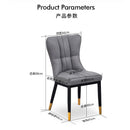 【Free Shipping】Nordic Lounge Chair Family Dining Chair Hall Hotel Soft Bag Armchair Back Chair
