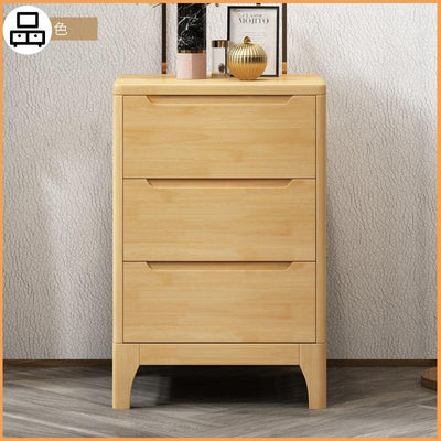 Narrow All Solid Wood Three-drawer Nordic Bedroom Super Mini 35/45cm Table Simple Modern Bedside