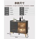 Pl Sideboard Kitchen Cabinet Cupboard Household Kitchen Storage Rack Locker Tea Cabinet Wine Cabinet
