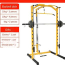 safety Smith machine track squat rack frame type weightlifting bed bench press barbell set fitness