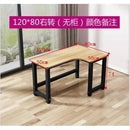 Computer table L-shaped desk space saving corner table solid wood writing desk study table