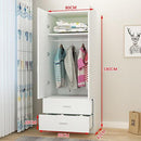 Wardrobe Simple Modern Self-assembly Storage Dormitory Board Wooden Children's Cabinet Bedroom with