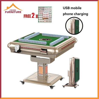 Fully Automatic Mahjong Table Household Electric Foldable Table Roller Coaster Intelligent Silent