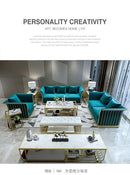 YOOKE Nordic Fabric Sofa Set Light Luxury Simple Modern Living Room Small Apartment Clothing Store