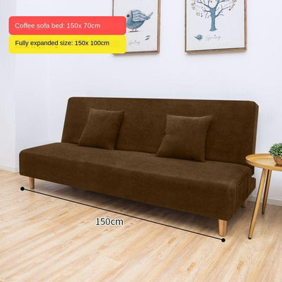 Nordic small apartment minimalist home living room bedroom fabric sofa multifunctional lazy bed