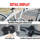 Hito 20 / 22 inch folding bicycle super light carrying aluminum alloy variable speed bicycle for men