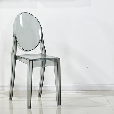 Crystal Transparent Chair pc Devil Ghost Chair simple modern theme restaurant dining chair acrylic