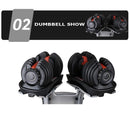 Zero Adjustable Dumbbell Home Gym Fitness Equipment (24kg/ 40kg)