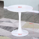 Nordic Solid Wood Dining Table Household Coffee Table White Balcony Non Slip Round Table Dining