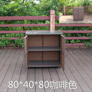 Shoe Rack Rattan Outdoor Sunscreen Waterproof Courtyard Locker Garden Balcony Storage Cabinet