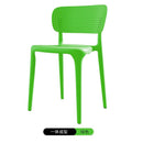 Plastic chair back adult thickened family Nordic dining chair student learning desk stool bedroom