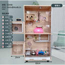 Hamster Cage Chinchilla Cabinet Totoro Cage Solid Wood Ecological Board Pet Cabinet Villa Chinchilla