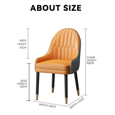 Light Luxury Solid Wood Dining Chair Household Nordic Simple Leisure Chair Hotel Restaurant Dinner