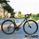 JAVA Siruro3 Road Bike 18-speed Variable Speed Disc Brake Bicycle Aluminum Alloy Frame Bicycle Curve