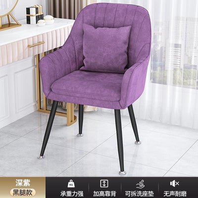 Nordic Dining Chair Makeup Soft Cushion Computer Chair Home Restaurant Backrest Stool