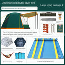 Adventure Camel Outdoor Full-automatic Thickened Rainstorm-proof Camping Aluminum Rod 3-4-person