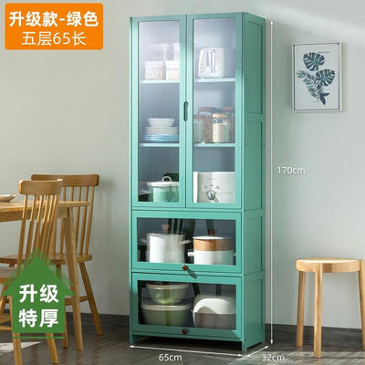 Side cabinet small size kitchen shelf storage cabinet living room wall family small family tea and