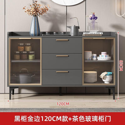 Pl Sideboard Kitchen Cabinet Cupboard Household Kitchen Storage Rack Locker Tea Cabinet Wine Cabinet