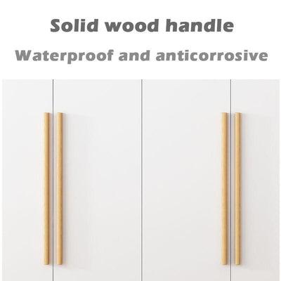 Wardrobe 2/3/4 Door Wardrobe Bedroom Light Luxury Nordic Style Wooden Wardrobe Storage Open Wardrobe