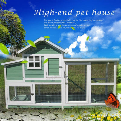 Byto Outdoor Kennel Home Large Chicken Rabbit Cage Coop Pigeon Cage Culture Wooden Cat House Rabbit