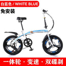 Foldable Bicycle Shimano 7-speed Variable Speed Bicycle Double Disc Brake Folding Bicycle City Road