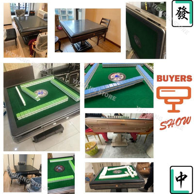 YICHANG Roller Coaster Automatic Mahjong Table Free Installation Dual Purpose Singapore Style