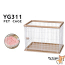 Cage Small Alice and Medium Sized Chai Bulldog Pet Dog Indoor Fence