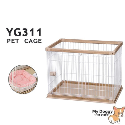 Cage Small Alice and Medium Sized Chai Bulldog Pet Dog Indoor Fence